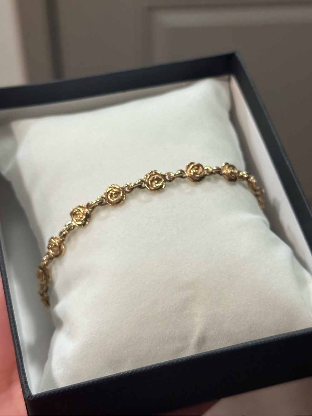Rose charm bracelet RETIRED
